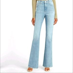 Elizabeth & James High Rise Flare Light Blue Jeans